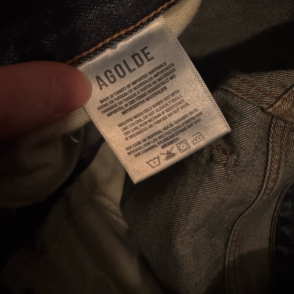 Agolde Fran Jean in Dwell Wash Size 28 - Picture 8 of 9
